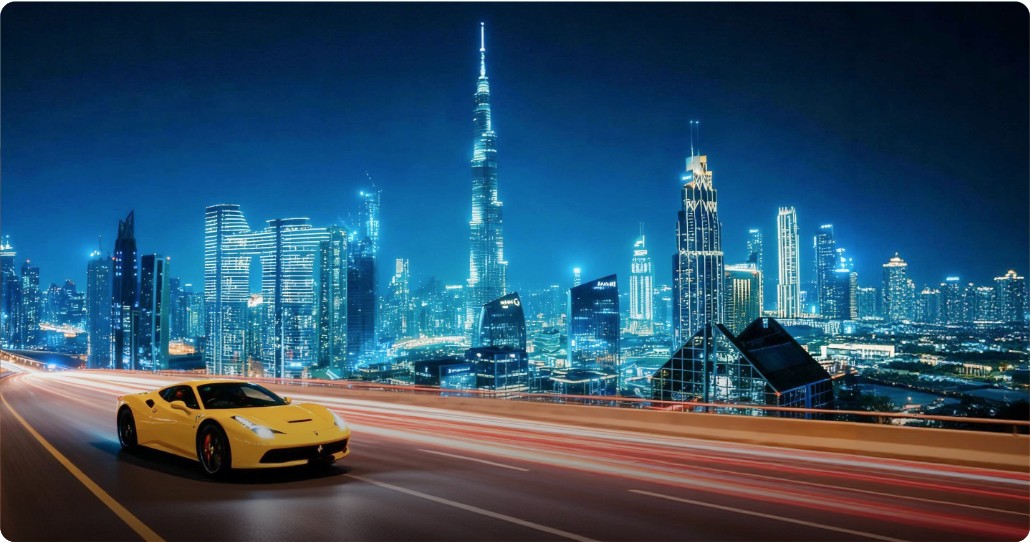 تأجير سيارات في الإمارات برخصة خليجية