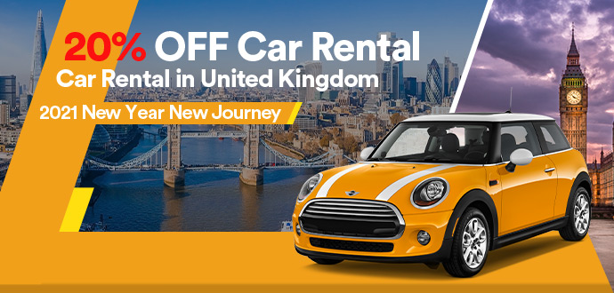 Save 20% Car Rental In United Kingdom