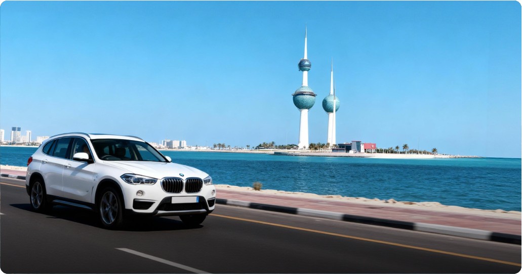 تأجير سيارات في الكويت برخصة خليجية