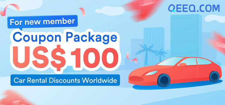 Get car rental deals with Coupon Package worth US$100 | QEEQ.COM